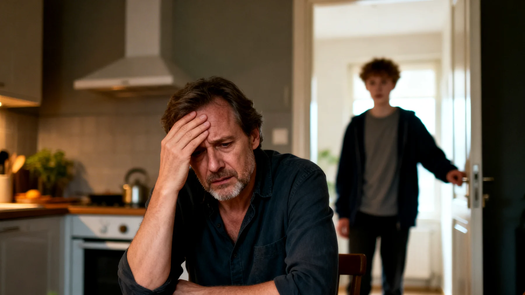 Vader maakt zich zorgen over de toekomst van zijn jongvolwassen kind en worstelt met angst over diens levenskeuzes, carrièrepad en zelfstandigheid"